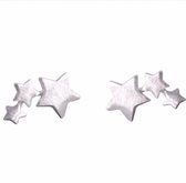 Zilveren oorbellen- sterren- Charme Bijoux