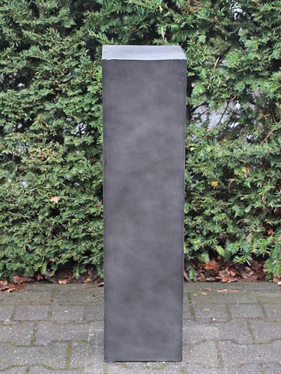 Zuil light cement antraciet 80x20x20 cm, sokkel betonlook | bol.com