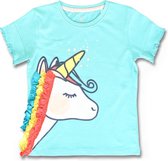Lemon Beret t-shirt meisjes - blauw - 148013 - maat 104/110