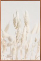 JUNIQE - Poster met kunststof lijst Dried Flowers Lagurus 2 -20x30