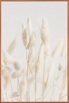JUNIQE - Poster met kunststof lijst Dried Flowers Lagurus 2 -13x18