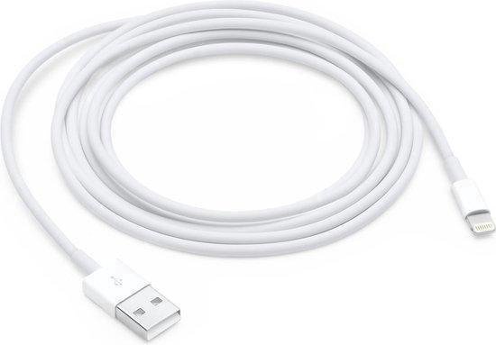 USB naar Lightning Oplaadkabel - Laadkabel - 1 meter - Geschikt voor o.a. iPhones en iPads - Merkloos