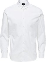 SELECTED HOMME SLHSLIMMICHIGAN SHIRT LS B NOOS Heren Overhemd - Maat M