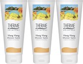 Therme Scincare Ylang Ylang Shower Satin Douche Crème Voordeelbox | 3 x 200 ml