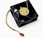 PC behuizing ventilator Everflow R127025DL 70x70x25 mm DC FAN 3 pin connector / DC12V / 0.15A / 3 wires connector