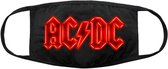 AC/DC - Neon Logo Masker - Zwart