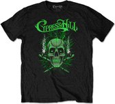 Cypress Hill Heren Tshirt -2XL- Twin Pipes Zwart