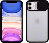 SKAJ Apple iPhone 6/6s Plus Hoesje - Transparant Zwart - 9.99 - Anti Shock Hybrid Case - Siliconen TPU - Dubbele Rand Hardcase