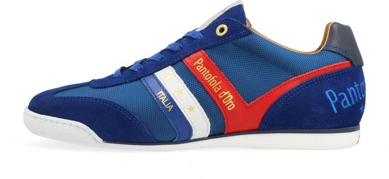 Pantofola d'Oro Vasto N Sneakers - Heren Leren Veterschoenen - Blauw - Maat  44 | bol.com