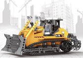 Bulldozer Liebherr Geel - Technisch Bouwpakket - Creator - Machine - Toy Brick Lighting - 703 bouwstenen