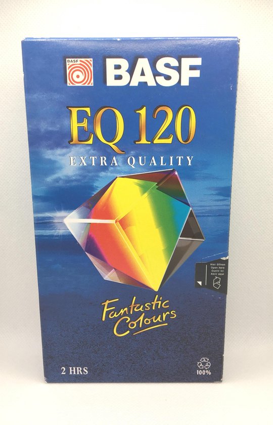 BASF VHS EQ-120 extra qwality couleurs fantastiques / cassette vidéo vhs /  bande vhs. | bol