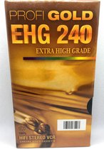Profi gold EHG-240 extra high grade videocassette / Vhs video cassette / vhs bandje