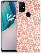 Hippe Hoesjes OnePlus Nord N10 5G Telefoon Hoesje Pattern Orange