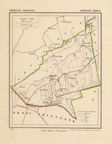Historische kaart, plattegrond van gemeente Marum in Groningen uit 1867 door Kuyper van Kaartcadeau.com