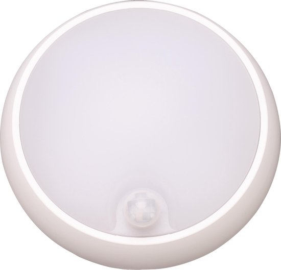 Prilux “Masne SENSOR” Wandlamp LED | 8W - 586lm - 3000K | voor binnen en  buiten | met... | bol.com