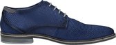 Bugatti Gagno Gekleed Laag - kobalt blauw - Maat 43