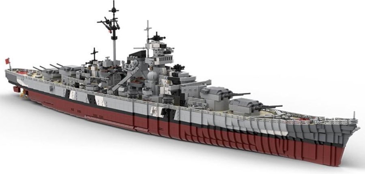 Yamato 1/1250 Bateau Militaire WSL33 Lot de 2 Navires de Guerre WW2 Bismarck 