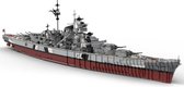 WW2 Duits Bismarck schip - Marine - Boot - Oorlogsschip - Gevechtsschip - Slagschip - Destroyer - Creator - Technisch Bouwpakket - 7164 bouwstenen - Vergelijkbaar Lego® -  Toy Bric