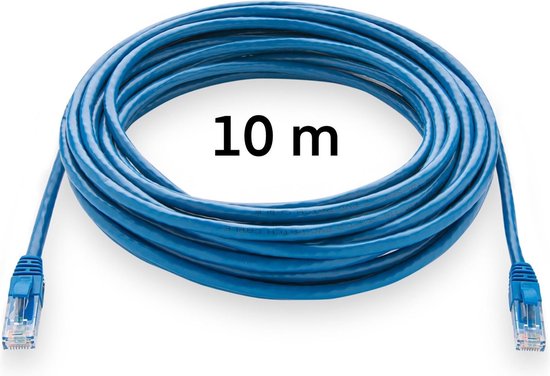 Vernederen Ja tegenkomen UTP kabel 10 meter - CAT 6 - Internetkabel - Ethernet kabel – Netwerkkabel  | bol.com