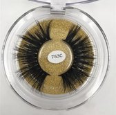 3D faux mink lashes|valse wimpers|dramatische volume|25mm