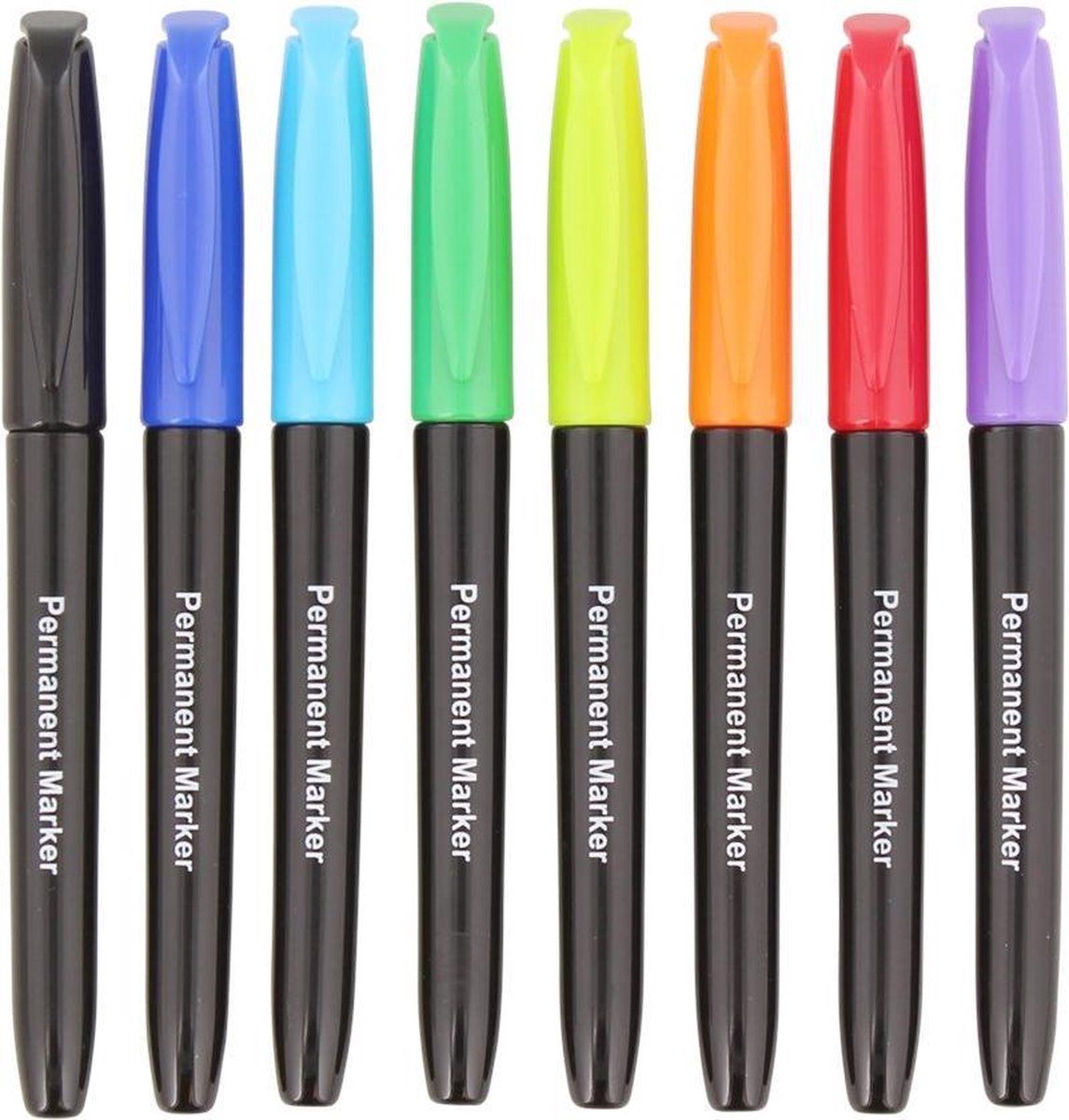 Permanent markers in 8 kleuren 8 Kleur markers Markers Permanent