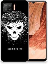 TPU Bumper OPPO A73 4G Smartphone hoesje Skull Hair