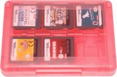Boîte de rangement pour 24 cartes de jeu Nintendo 3DS - Dsi - DS Lite. Rose