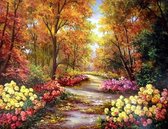 Diamond painting 40 x 50 cm - Landschap bossen