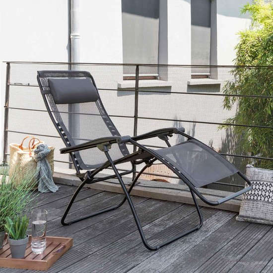 Lafuma RSXA Clip - Model 2024 -Relaxstoel - Verstelbaar - Inklapbaar - Zero Gravity - Graphite van Lafuma. — afbeelding 5