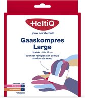 Heltiq Gaaskompres 10X10Cm