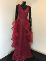 Gala Jurk Bordeaux-Rood