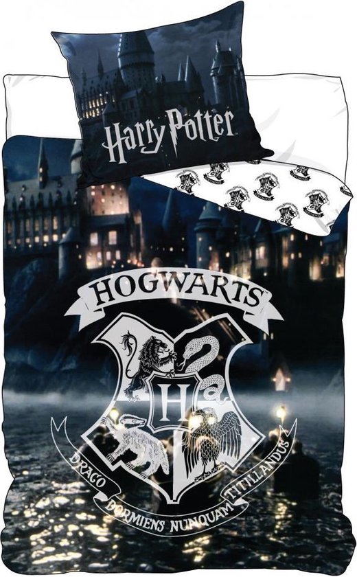 Harry Potter - dekbedovertrek 140 x 200 cm kussenloop 70 x 90 cm 100% katoen
