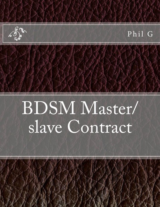 BDSM Master/slave Contract - cover