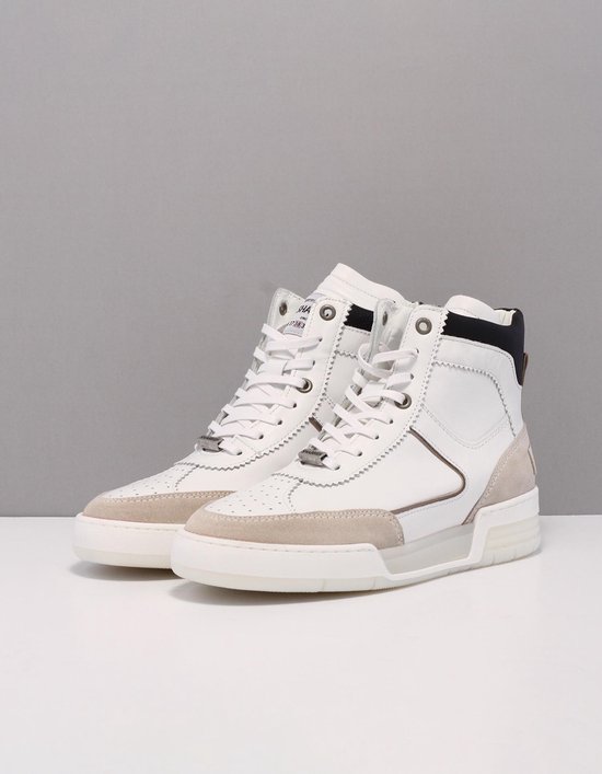 Shabbies 102020034 Lage sneakers - Leren Sneaker - Dames - Beige - Maat 40  | bol.com