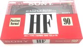 Audio Cassette Tape SONY HF 90 / Uiterst geschikt voor alle opnamedoeleinden / Sealed Blanco Cassettebandje / Cassettedeck / Walkman / Sony cassettebandje.