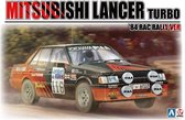 1:24 Beemax 24022 Mitsubishi Lancer Turbo '84 RAC Rally ver. Plastic Modelbouwpakket