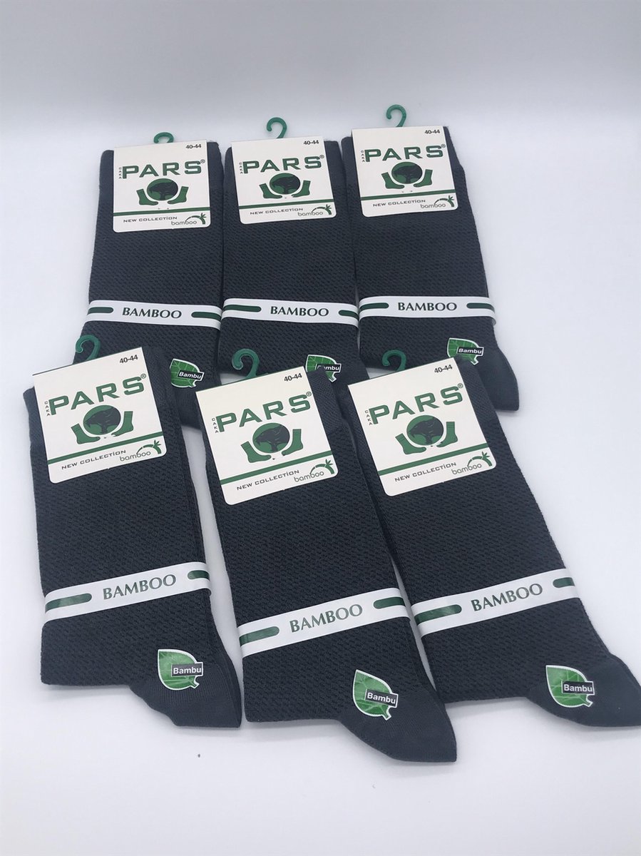 6x Premium Bamboe sokken | Zwart - Maat 40-44 | Heren en dames | 80% Bamboe  hoge... | bol.com