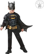 Rubies - Batman & Robin Kostuum - Black Batman Core Kostuum Jongen - geel,zwart - Maat 140 - Carnavalskleding - Verkleedkleding