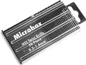 HSS microboor set - 20 delige microboor set - Microboor set - Microboor - Zwart - 0.3-1.6mm