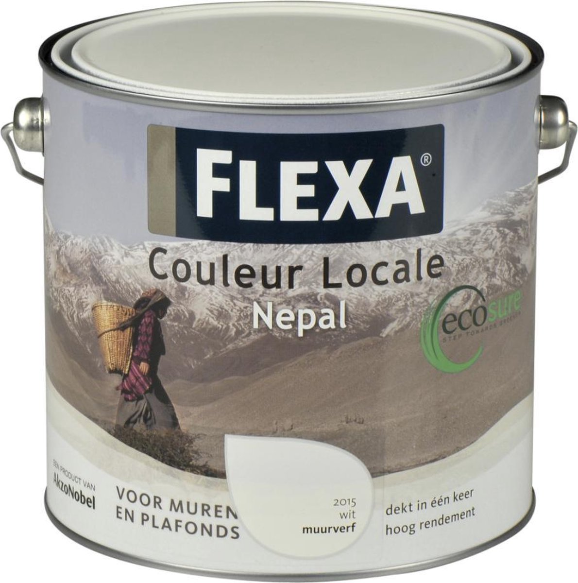 Flexa Couleur Locale Muurverf Ecosure Nepal 2.5 L 2015 Wit