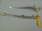 Épée de sabre - Fer de sabre décoratif - Avec fourreau - 59 cm de long