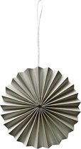 Delight Department decoratie hanger warm grijs - KerstornamentenPasenWoonaccessoires - papier - Ø 8 centimeter