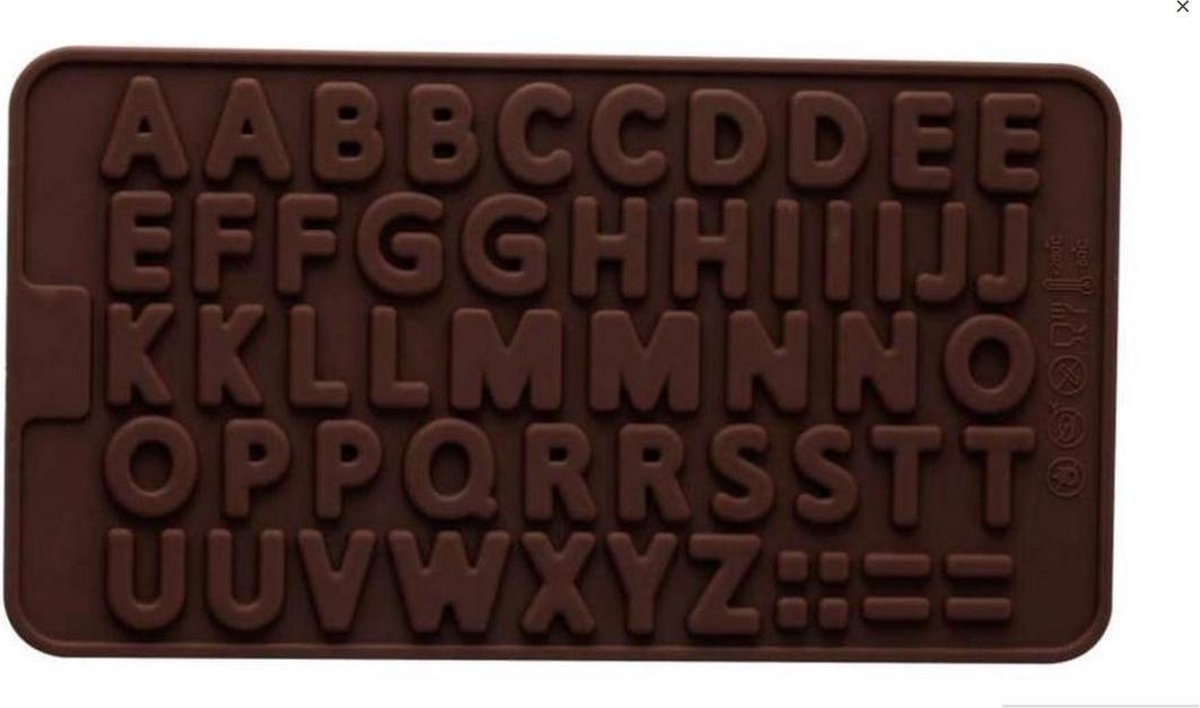 Chocoladevorm Happy Birthday verjaardag siliconen vorm voor ijsblokjes of voor chocola - Bakken -chocoladevorm cijfers-chocolade letters- Keukenaccessoires - Koken - Chef - Taarten - Cadeau
