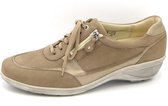 Waldlaufer Dames Veterschoen 305006-302-230 Taupe/Lightgold - Haga  Wijdte H - Maat 8