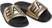 Armani  EA7 Badslippers Shiny Gold Black