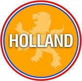 Oranje bierviltjes Holland print 50 stuks - Ek/ Wk voetbal oranje artikelen/ versiering