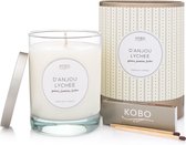 Kobo Coterie D'Anjou Lychee Geurkaars 310 g 80 branduren