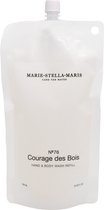 Marie-Stella-Maris Hand & Body Wash Refill - Courage des Bois - Handzeep - Douchegel - Hydraterend - Navulling - 600 ml