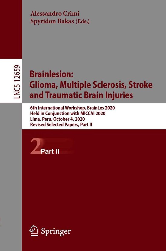 Springer Nature Proceedings Computer Science 2 - Brainlesion ... - cover