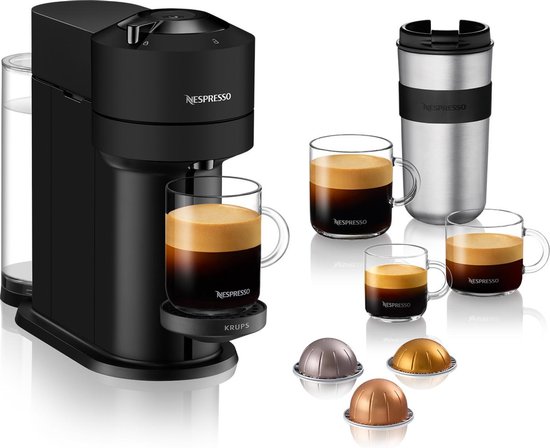 Slaapkamer diepte Inschrijven Krups Nespresso Vertuo Next XN910N10 - Koffiecupmachine | bol.com